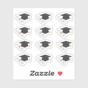Sticker Capes de remise des diplômes Cérémonie universitai