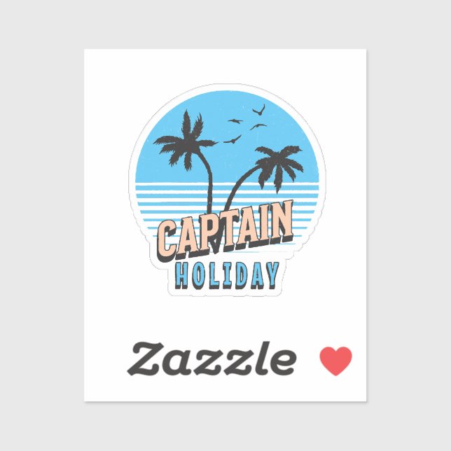 Sticker Capitaine Holiday (Feuille)