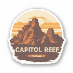 Sticker Capitol Reef - Les cadeaux du parc national