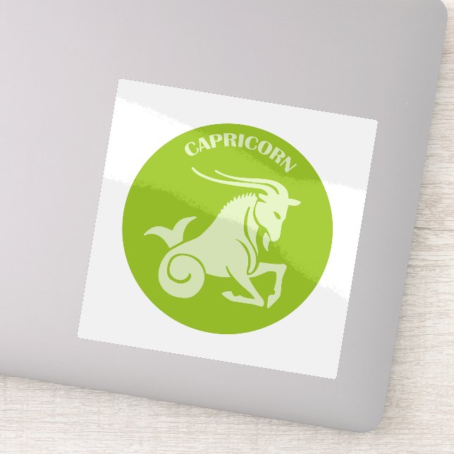 Sticker Capricorn, Zodiac Sign, Horoscope, Astrology (Détail)