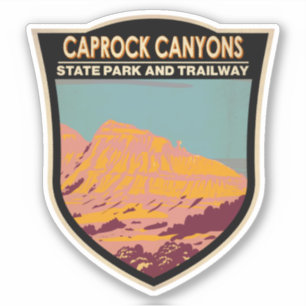 Sticker Caprock Canyons State Park et Trail Texas