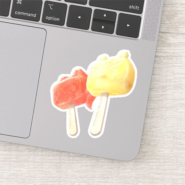 Sticker Caractère Popsicles (Détail)