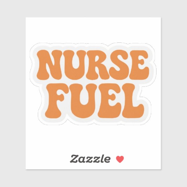 Sticker Carburant d'infirmière (Feuille)