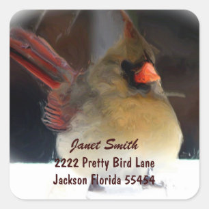 Sticker Cardinal Address