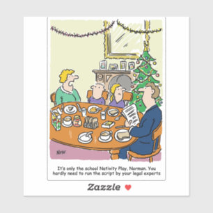 Sticker Caricature de la crèche de l'école Jouer Script