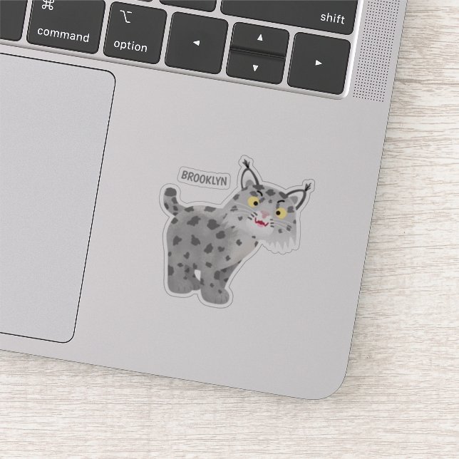 Sticker Caricature de lynx de lynx de lynx (Détail)