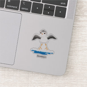 Sticker Caricature en bécasseau mignon