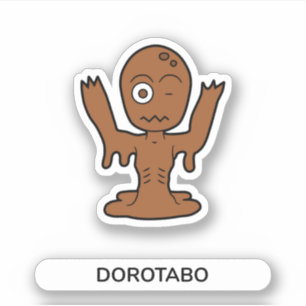 Sticker Caricature japonaise Yokai Dorotabo