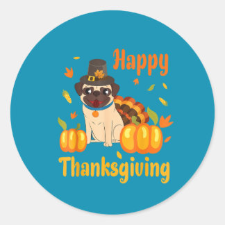 Sticker Carlin de Thanksgiving mignon