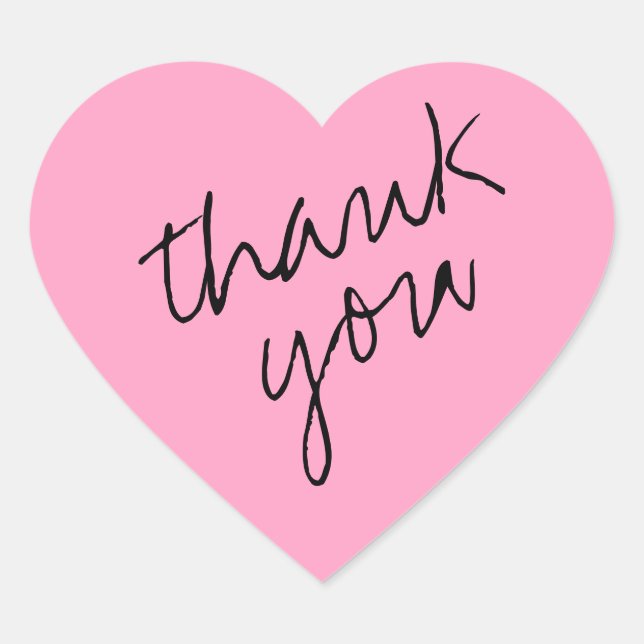 Sticker Carnation Flower Rose Heart Merci (Devant)