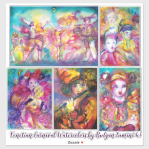 Sticker CARNAVAL DE VENISE Mardi Gras Masquerade Masques M