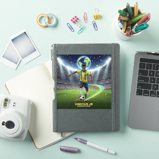 Sticker Carnet d'actions de légende de football (Couverture iPad)