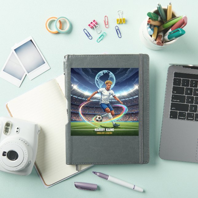 Sticker Carnet d'actions de légende de football (Couverture iPad)