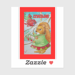 Sticker Carolage de Noël des enfants