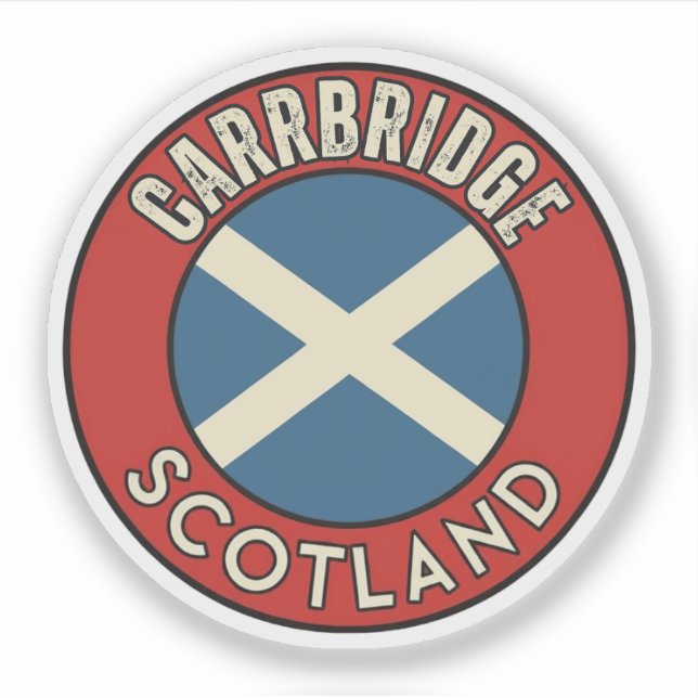 Sticker Carrbridge, Écosse (Devant)