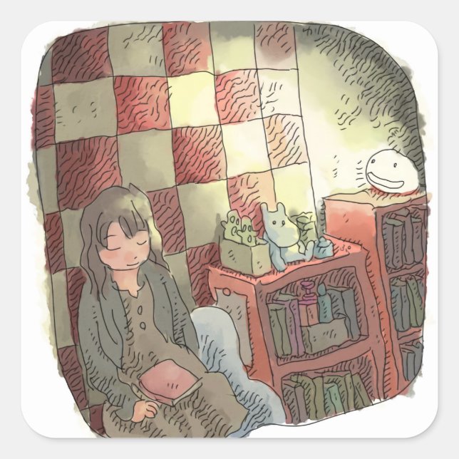 STICKER CARRÉ さやしにじ (Devant)