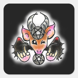 STICKER CARRÉ デビル(悪魔)ちゃん
