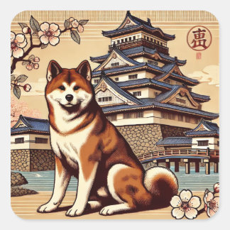 STICKER CARRÉ 日本の象徴