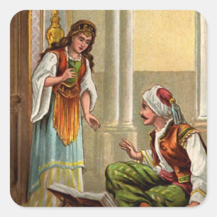 Sticker Carré 1001 Arabian Nights : Zobeide