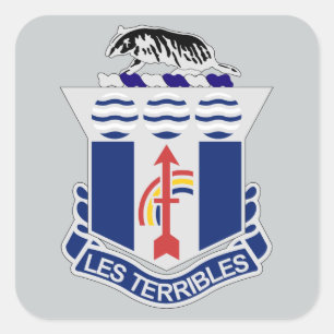 Sticker Carré 127e régiment d'infanterie