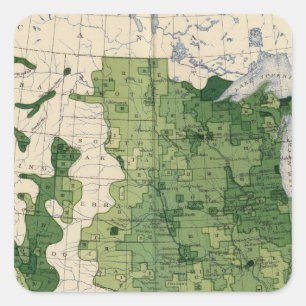 Sticker Carré 134 Produits agricoles de valeur 1900