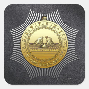 Sticker Carré 13e degré : Maître de la Neuvième Arche