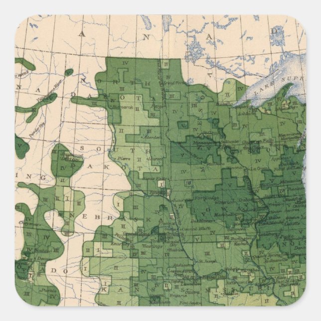 Sticker Carré 159 avoine/acre (Devant)