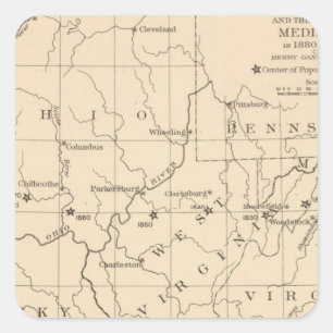 Sticker Carré 16 Centre de la population 17901900