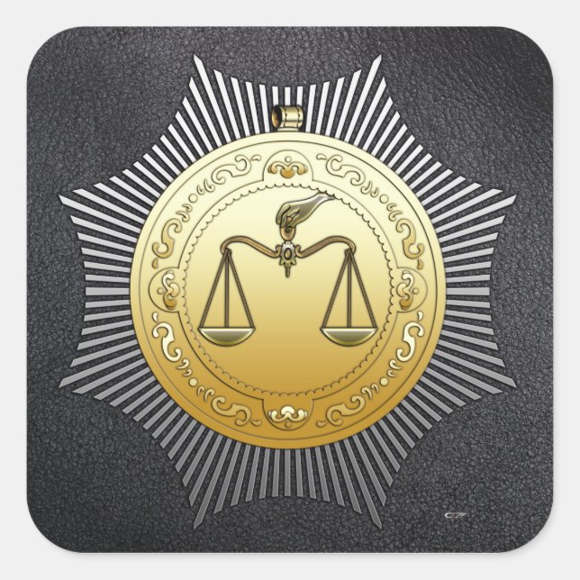 Sticker Carré 16e degré : Prince de Jérusalem (Devant)