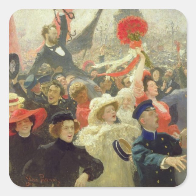 Sticker Carré 17 octobre 1905 (Devant)