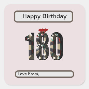 Sticker Carré "180 en 3D : la dimension Ultimate Darts"
