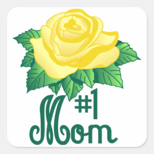 Sticker Carré #1 Maman