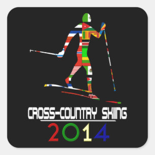 Sticker Carré 2014 : Ski de pays croisé