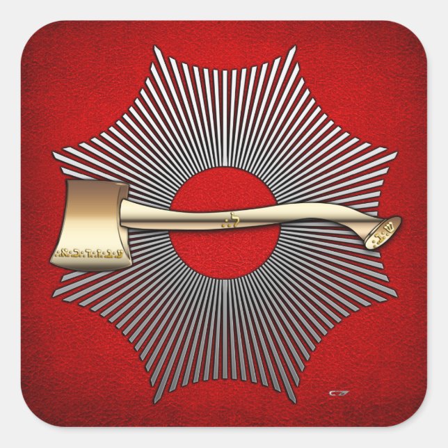 Sticker Carré 22e degré : Prince de Libanus (Devant)