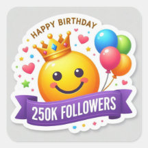 250K abonnés anniversaire