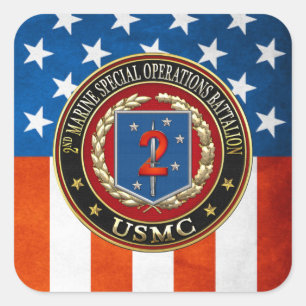 Sticker Carré 2ème MSOB [3D]