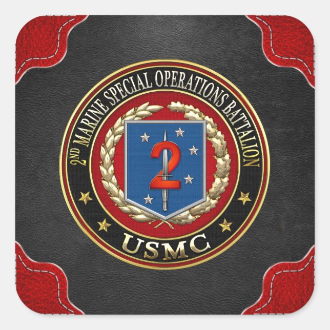 Sticker Carré 2nd MSOB [3D] (Devant)