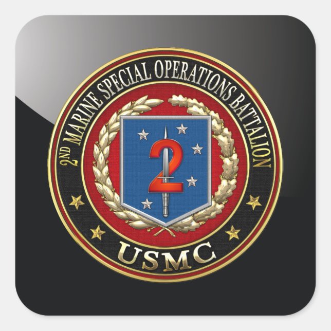 Sticker Carré 2nd MSOB [3D] (Devant)