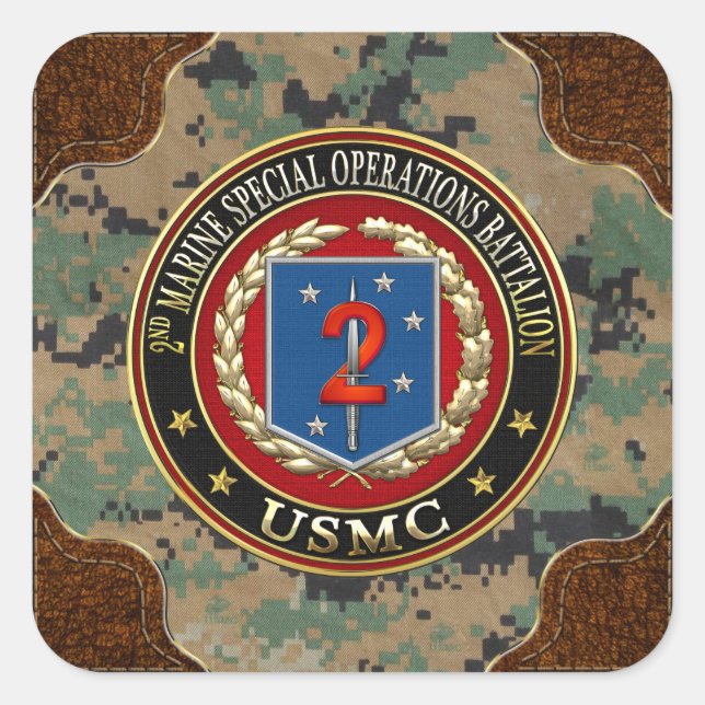 Sticker Carré 2nd MSOB [3D] (Devant)