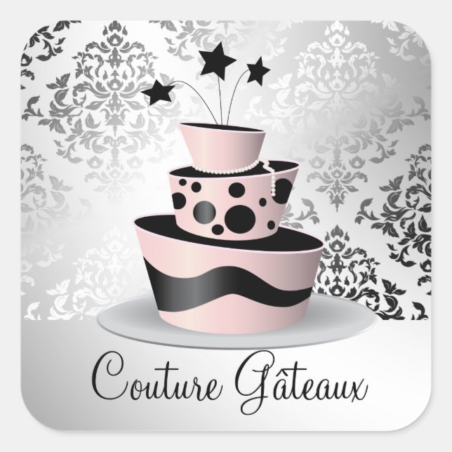 Sticker Carré 311 Couture Gâteaux (Devant)