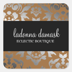 Sticker Carré 311 Ladonna Damask Bronze
