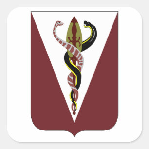 Sticker Carré 325th Bataillon de soutien de brigade