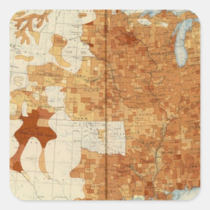 Sticker Carré 34 Proportion de confessions religieuses 1890