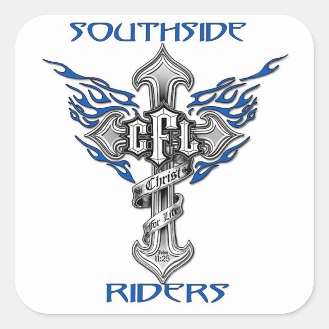 Sticker Carré 3x3 blanc (Devant)