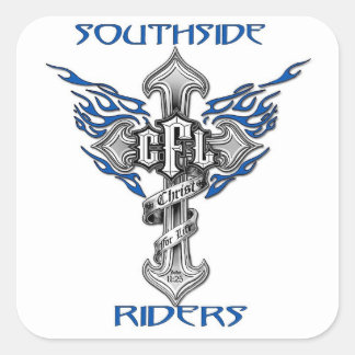 Sticker Carré 3x3 blanc