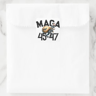 Sticker Carré 45 46 VOLÉS 47 Trump 2024