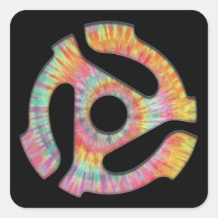 Sticker Carré 45 Cravate-Dye