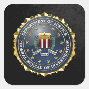 Sticker Carré [500] FBI Special Edition