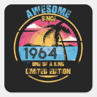 58 Ans Awesome depuis 1964 58e Anniversaire
