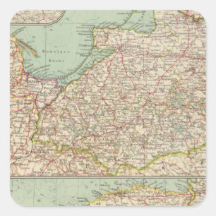 Sticker Carré 58 Prusse orientale, États baltes